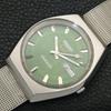 Seiko 5 AUTOMATIC 6309A VINTAGE JAPAN MENS GREEN COLOR DIAL WATCH A701424-5