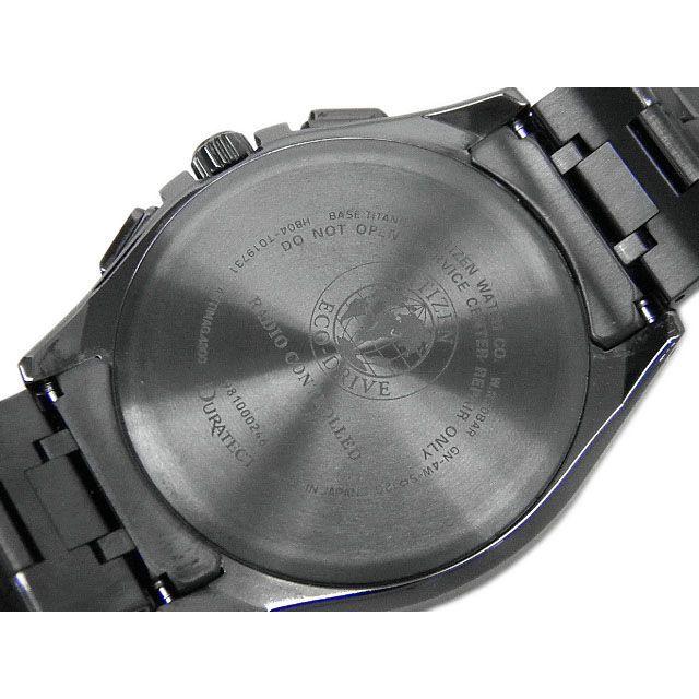 Used [Used A] Citizen Men's Watch Attesa Black Titanium Series AT8044-56E Eco-Drive Radio-Controlled Watch