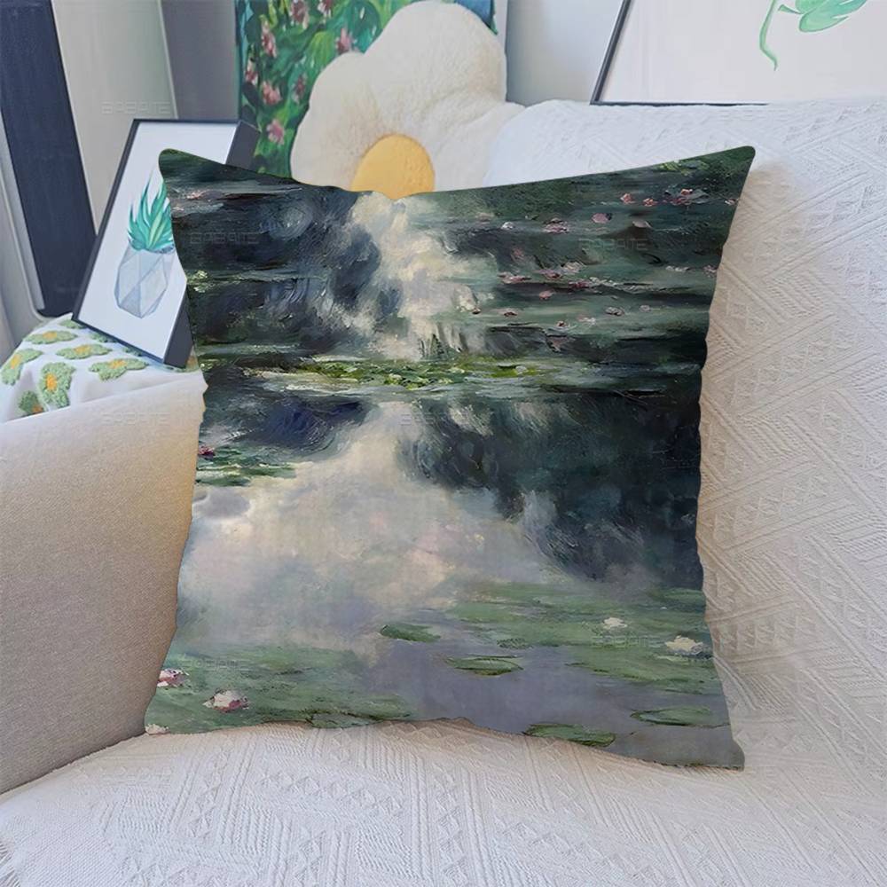 Lmpressionism Artist Cushion Cover Polyester Sofa Cushions Decorative Throw Pillows Home Decoration Pillowcover