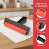 Solid Rubber Brayer Roller Red Printmaking Rolling Tool Square/Round Rhinestone Compaction