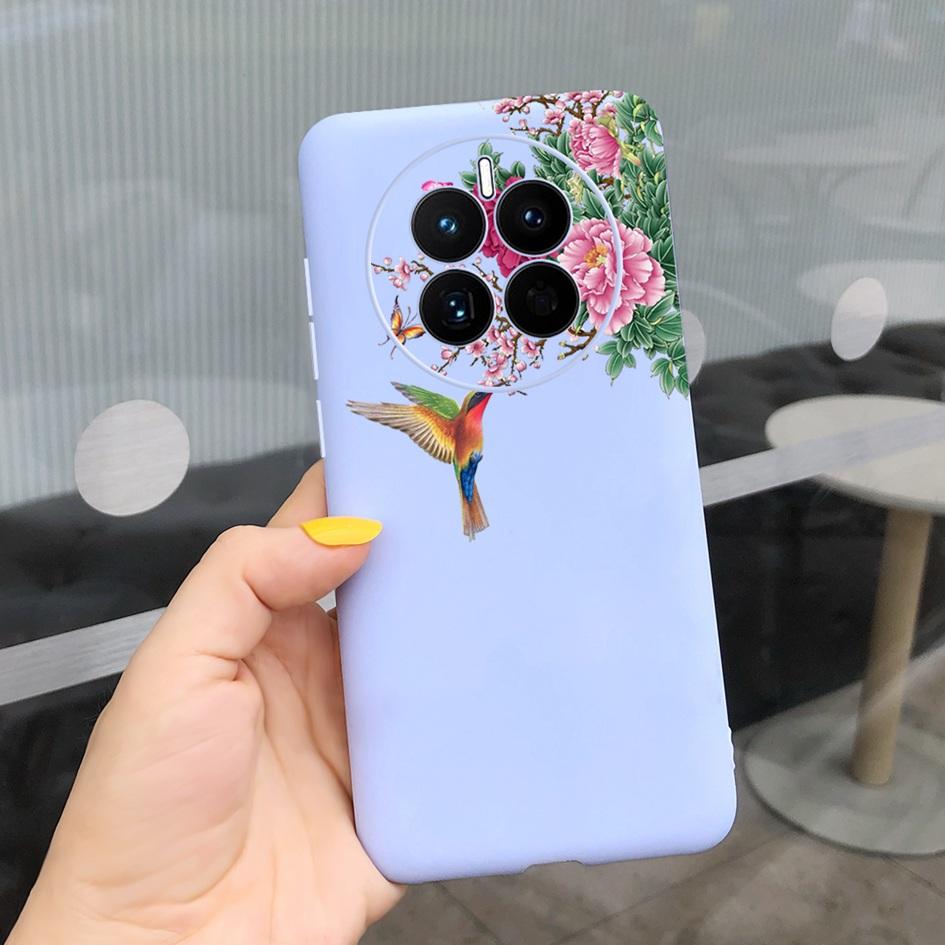 For Huawei Mate 50 Pro Case 2022 Cute Cartoon Cat Painted Soft TPU Protective Cover For Huawei Mate50 Pro DCO-LX9 CET-LX9 Fundas