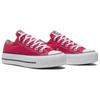 Converse soft and comfortable durable low-top canvas shoes for women in red