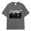 Koreanische Kpop Hip Hop Gruppe Lngshot T-Shirt Herren Damen Kleidung Oversized Baumwolle Kurzarm T-Shirts Streetwear Fan Geschenke