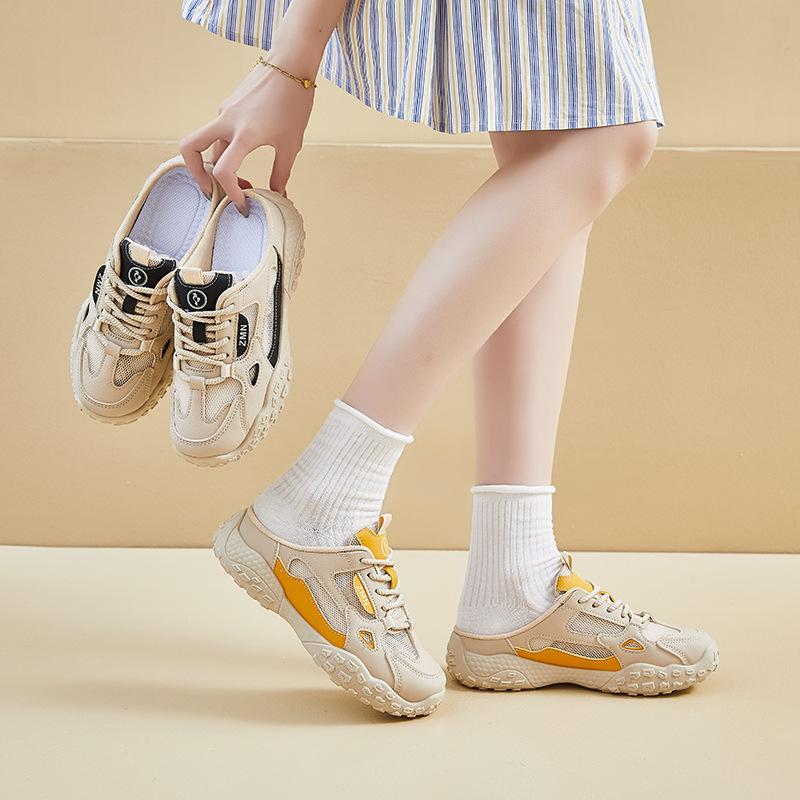 New Forrest Gump Shoes for Women In Summer Student Sports Breathable Casual Shoes Thick Sole Heightened