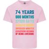 74th Birthday 74 Year Old Unisexs Light Cotton TShirt