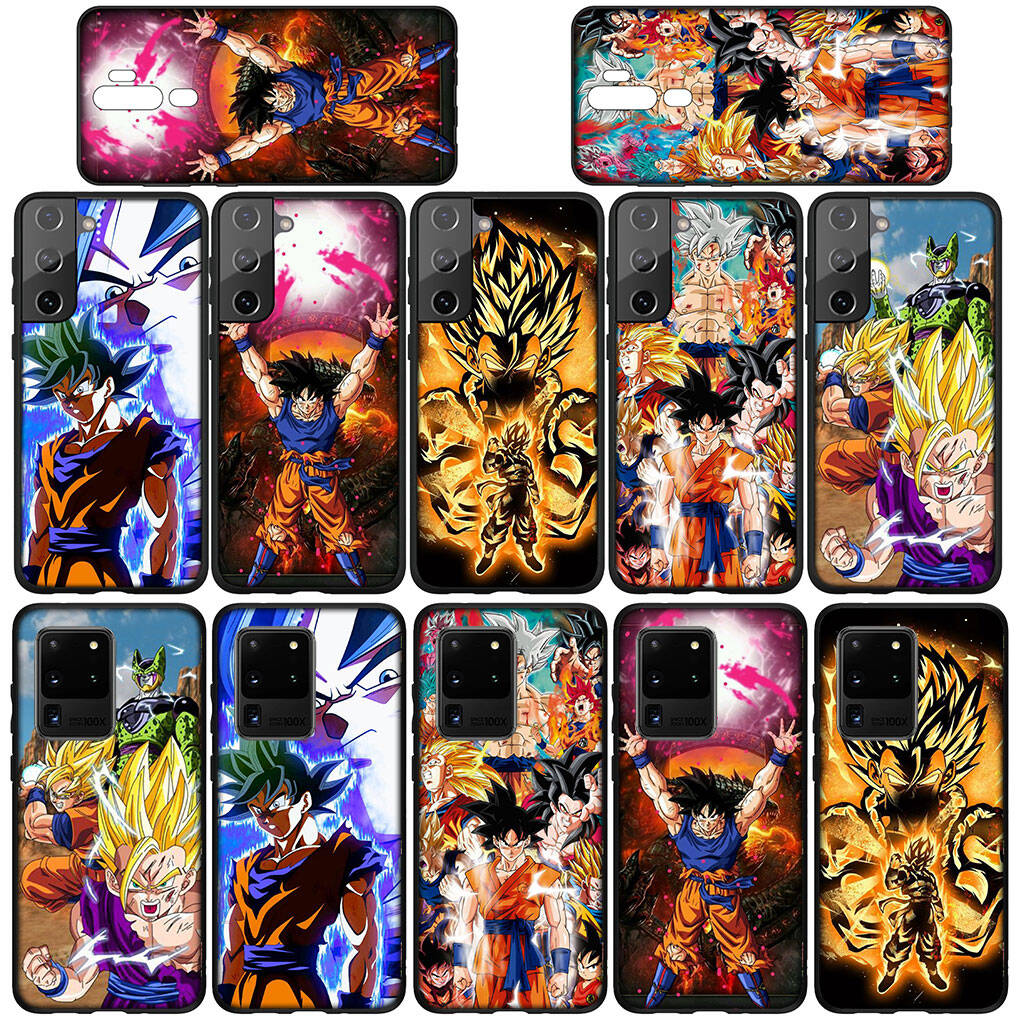 Case for Samsung Galaxy S25 S23 S24 Ultra FE Plus S9 A05 A06 A15 A16 A36 A37 A35 A54 A55 A56 A57 A25 A26 A53 Cartoon Dragon Ball Goku DragonBall Cover