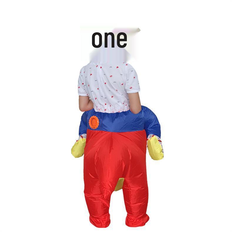 Goofy Inflatable T-Rex Dinosaur Ride-On Costume for Kids