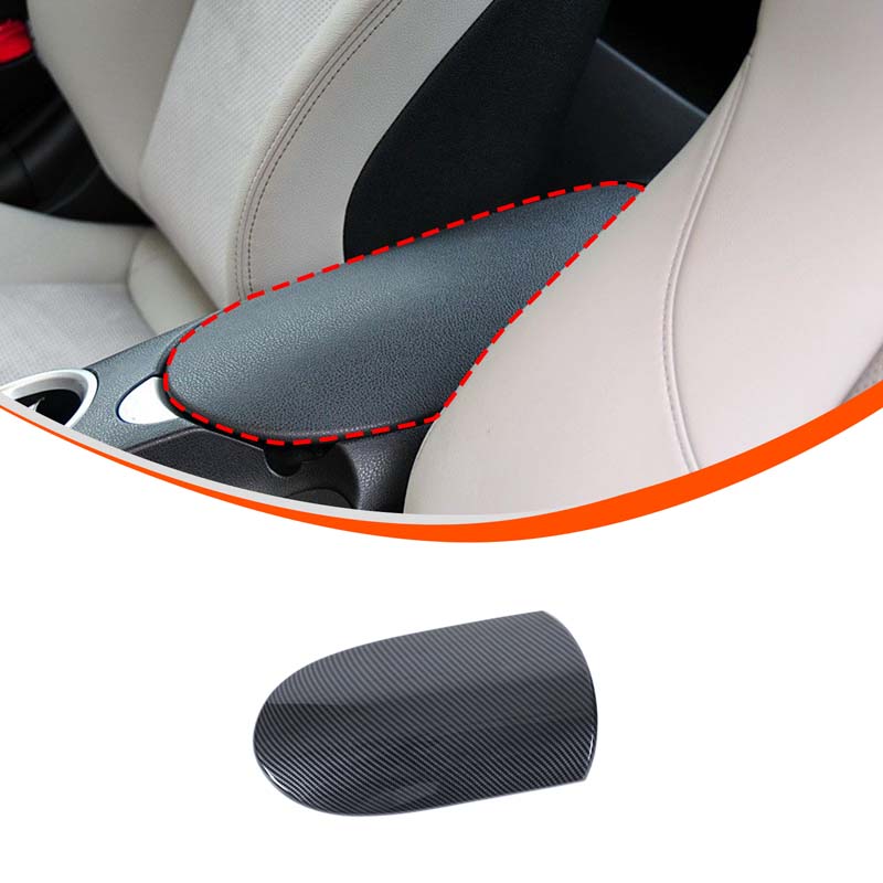 ABS Car Center Console Armrest Box Protect Stickers Cover Stowing Tidying Trim For 2009-2020 Nissan 370Z Accessories