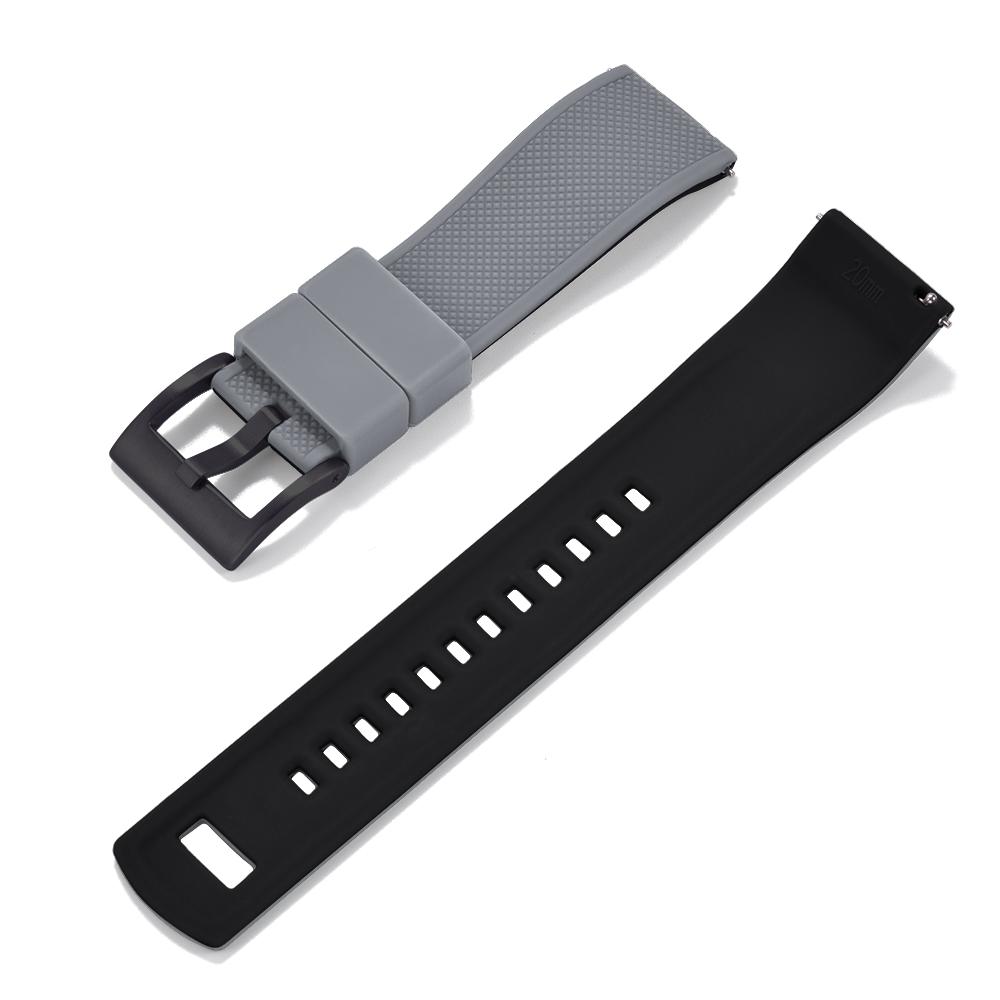 STAPELP Premium Silicone Watch Band Quick Release Rubber 20mm Watch Strap Silicone Watch Strap Watch Replacement Watchband
