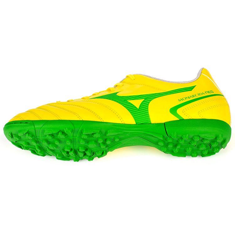 Mizuno Monarcida Neo Select As Tf Soccer Shoes Men Soccer Shoes Yellow Green P1GD222535