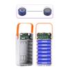 DIY 28x 18650 PD QC4.0 3.0 22.5W Battery Storage Box Super Fast Charging Power Bank Case 18650 Holder with Camping light Line