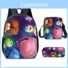 Inside Out Brain Characters Kids School Backpack Set For Elementary Students