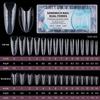 180Pcs Dual Nail Forms for Poly Nail Gel Builder Extension Perfect Nail Molds Set for Salon Home Manicure DIY Use