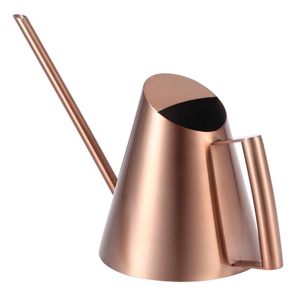 Ergonomic Handle Watering Can Stainless Steel Long Spout Watering Can Soil Area Watering S