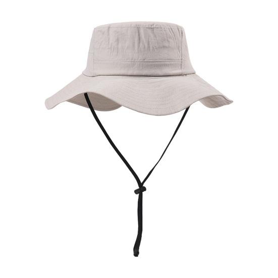 Fischerhut Wasserdicht Schnelltrocknend Atmungsaktiv Outdoor Sonnenschutzhut mit Verstellbarem Kordelzug Abnehmbarer Winddichter Verschluss Eimerhut