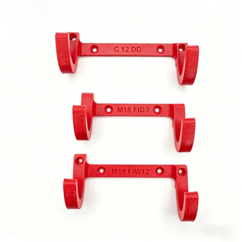3pcs Heavy-duty Electric Tool Wall-mounted Brackets, Suitable for Milwaukee Tool Holders, Universal Cordless Drill Storage Rack