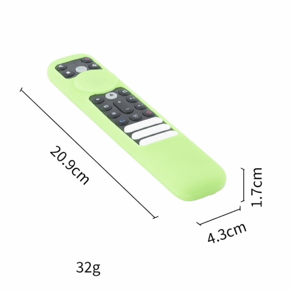 Luminous Remote Control Case Anti-fall Remote Control Sleeve Silicone Case for TCL RC902V