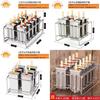 Modern Stainless Steel Ice Molds With Dual Slots For Home Use And Commercial Freezing