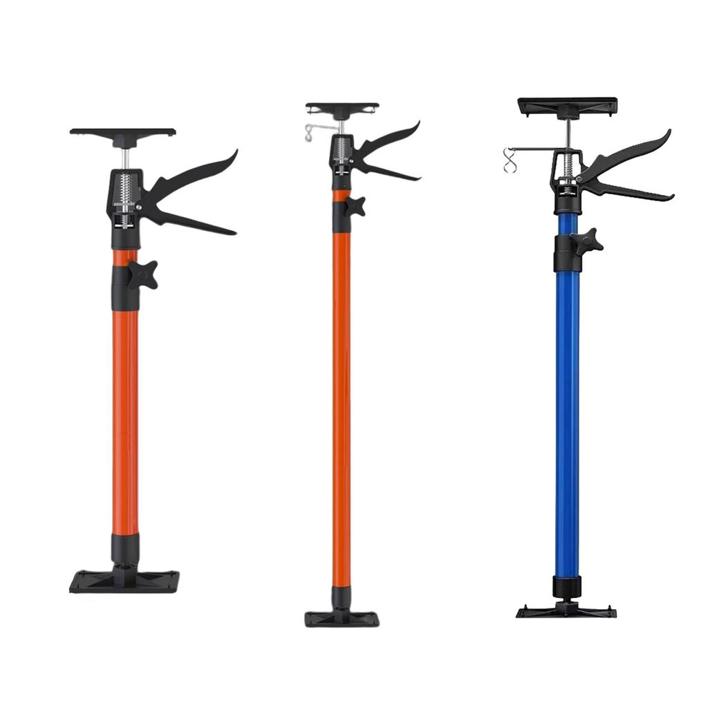 Telescopic Support Rod Lift Tool Stainless Steel for Installing Cabinets Orange 50 to 110cm