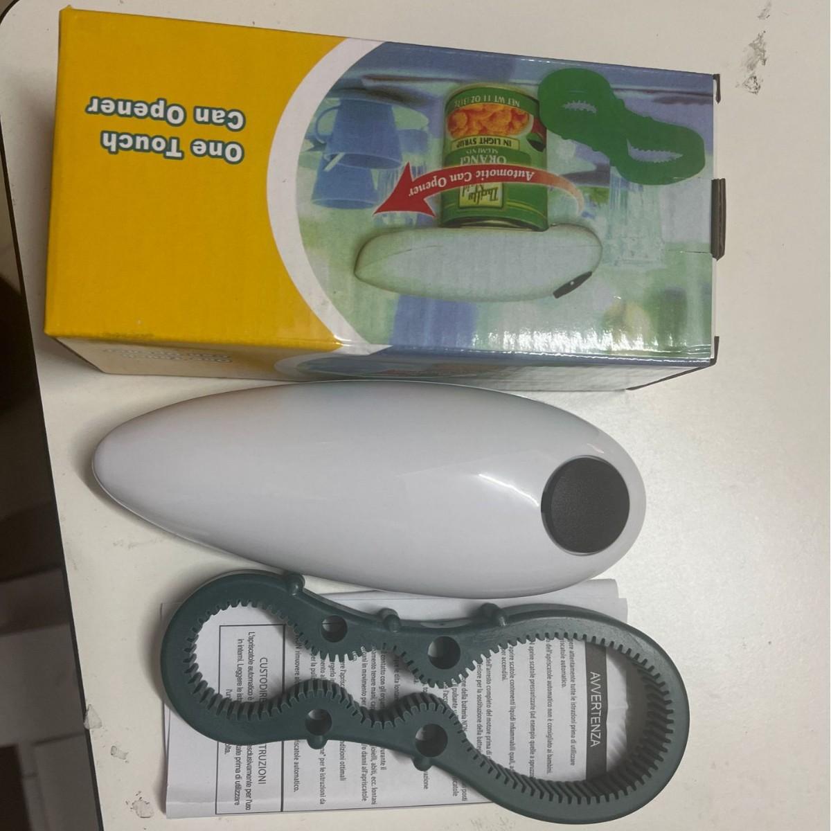 Electric Can Opener, Bottle Opener Set 8-character Can Opener, Can Cap Opener белый