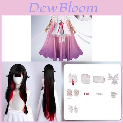 Genshin Impact Cosplay Costume For Girls With Accessories And Wig For Anime Role Play