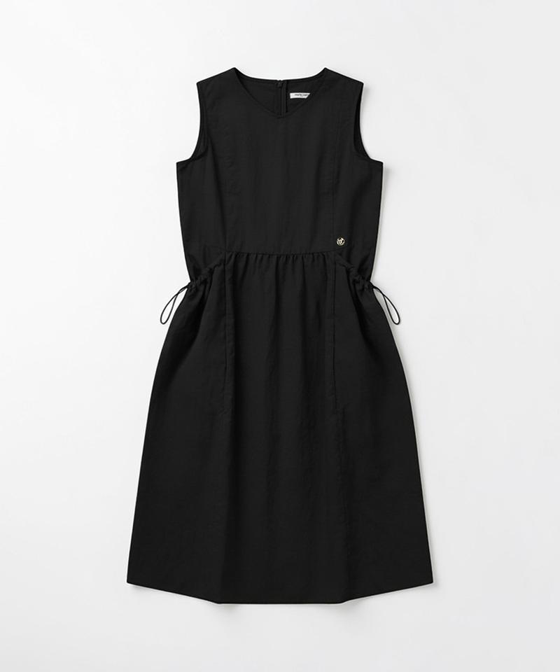 Marie Claire Crinkle Pocket String Sleeveless Dress (Magbop02Mbk)
