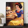 Disney Snow White Baking Cakes Diamond Painting Full Diamond Art Kit Handmade Diy Home Decoration Gift