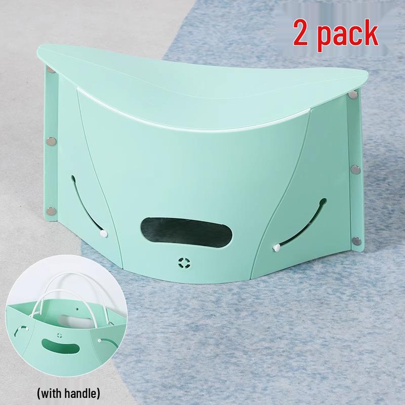 Jin Fu Portable Folding Plastic Stool for Travel and Outdoor Use