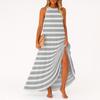 Women's Casual And Fashionable Round-neck  Sleeveless  Mid Length Dress