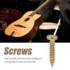 100PCS Metal Guitar Tuning Pegs Golden Color Machine Head Screws  For Electric Guitar