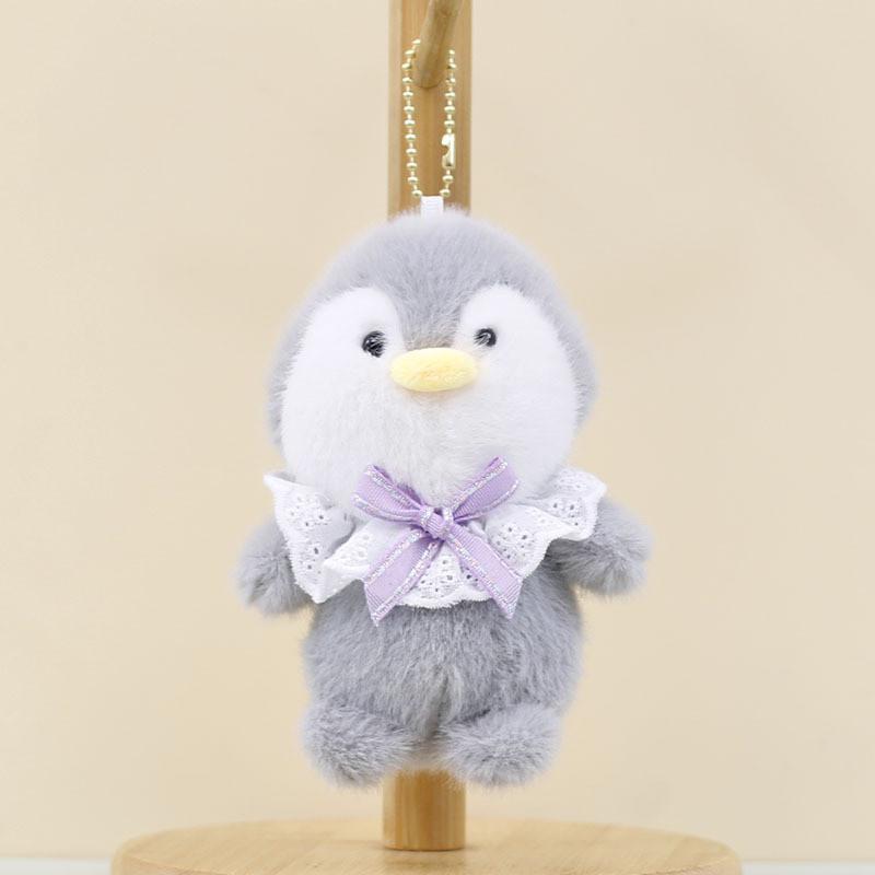 Charming Little Penguin Plushie Soft Short Plush Bag Ornament Pp Cotton Filling