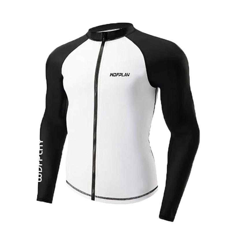 Mens Rash Guard Set UV Protection Long Sleeve Swimwear Surfing Snorkeling Diving Outdoor Water Sports