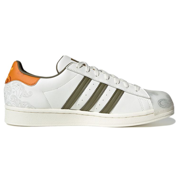 Adidas Superstar Bandana - Off White Focus Orange Unisexové tenisky Focus-Olive GX3656