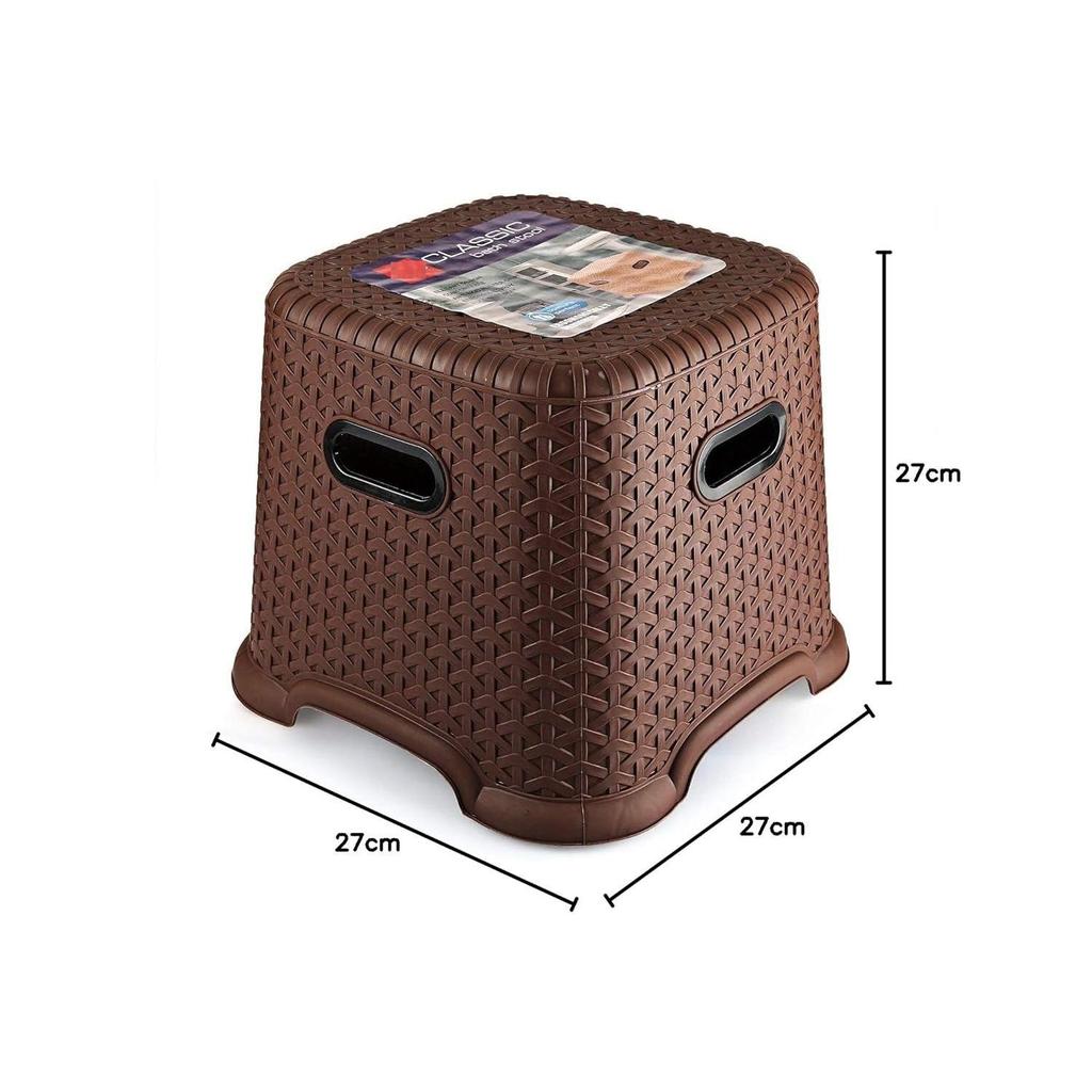 Classic Perfect Posture Plastic Stool | Plastic Stool for Sittng | Light Weight & Stackable