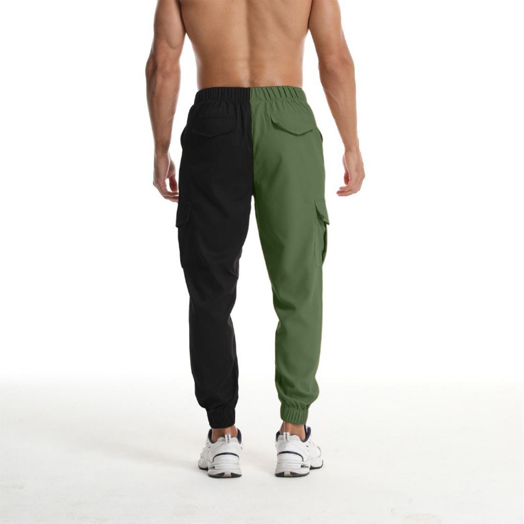 Men's Overalls Drawstring Multi Pocket Casual Pants Hiking Pants