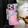 Pink Sunset Beach Dreamy Scenery Shockproof Phone Case for iPhone 17 Air 16 16E 15 Pro Max 14 Plus 13 Mini 12 Back Cover Anti Fa