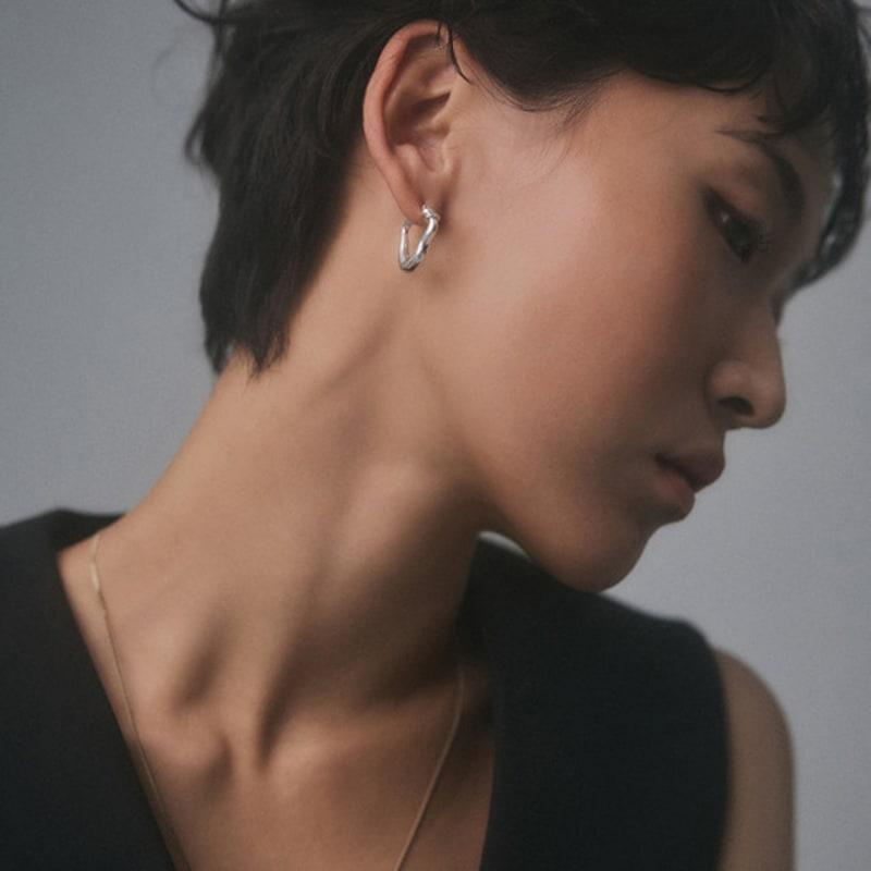 Hustad 232 Hoop Earring _ 925 Silver Earrings