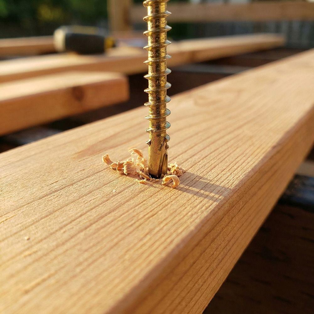 T 25 Star Drive Self-Drilling Wood Screws Epoxy Coated Rust Resistant Wood Screws Self Tapping Imperial Flooring Nails