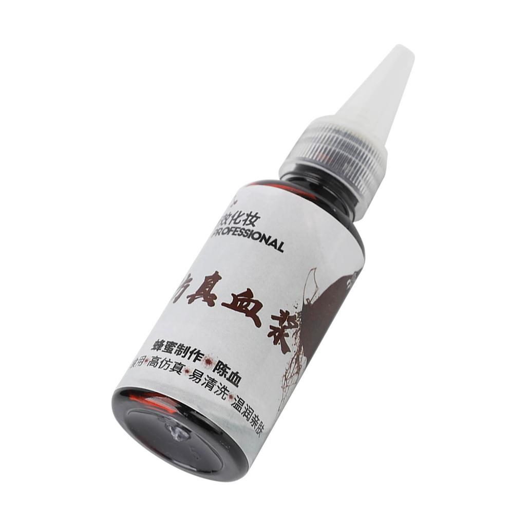 30ml Makeup Fake Blood Edible Red Realistic Portable Washable Cosmetic Blood for Dress Up