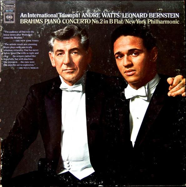 

LP Record ANDRE WATTS LEONARD BERNSTEIN NEW Piano Concerto No. 2 In B Flat MS7134 COLUMBIA MASTE 1968 US Classical Used