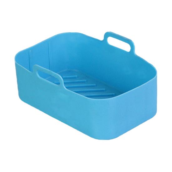 Fryer Pot Liner Super Soft Heat Resistant No Odor Dual Basket Fryer Silicone Liner Pad for Ninja DZ201