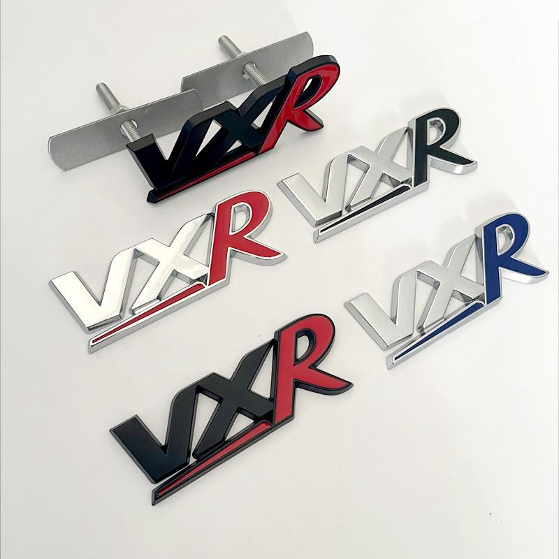 3D Metal Chrome Black Red Logo VXR Emblem Car Fender Side Badge Rear Trunk Decal For Buick New Regal VXR Sticker Accessories