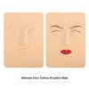 Face Tattoo Practice Skin Silicone Eyebrow Lips Eyeliner Microblading Tattoo Practice Skin