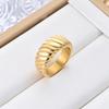 Wish Amazon's New Fashion Titanium Steel Ring Women's Retro Couple Trendy Men's Ring Jewelry