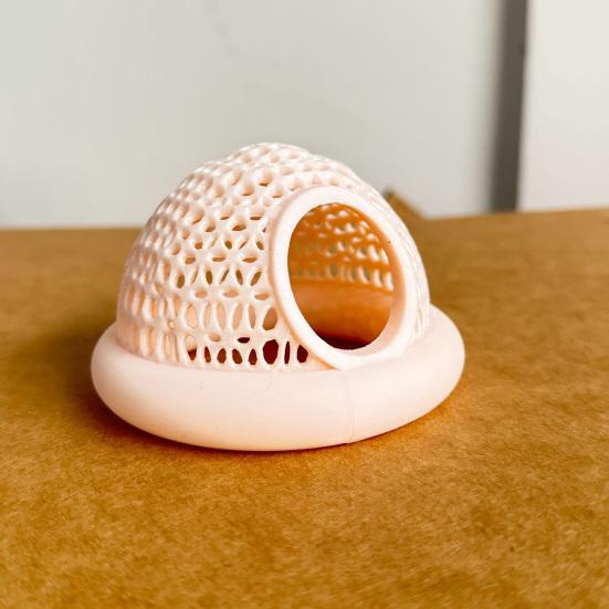 Floating Betta Fish Hide And Shrimp Cave 3D Printed Aquarium Hammock Small Feeding Ring Resting Shelter for Fish Tank Decoration