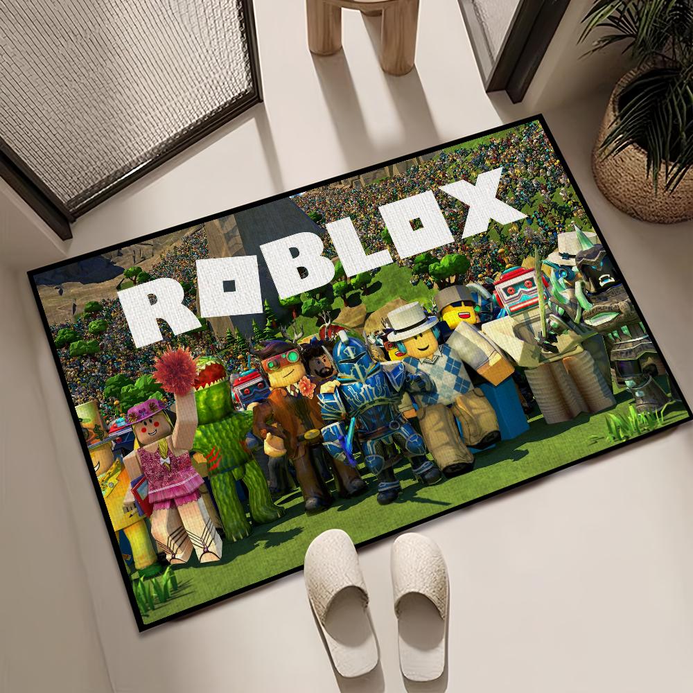 Hor Game R-Robloxs Chladný Malý Koberec Pro Dekoraci Domu Ložnice Kuchyně Koupelny Super Absorpční Předložka Koberec Noha Protiskluzový