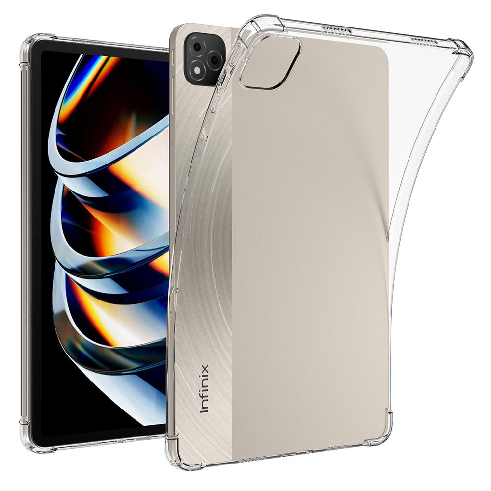 

Чехол для Infinix Xpad, четырехсторонний, ударопрочный, прозрачный, из ТПУ A