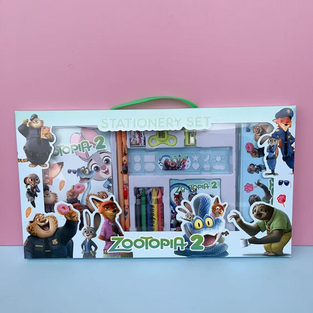 Disney Stationery Set Series Stationery Set Includes Pencil Case, Pencil, Ruler and Eraser. School Prizes, Inspirational Gifts for Students