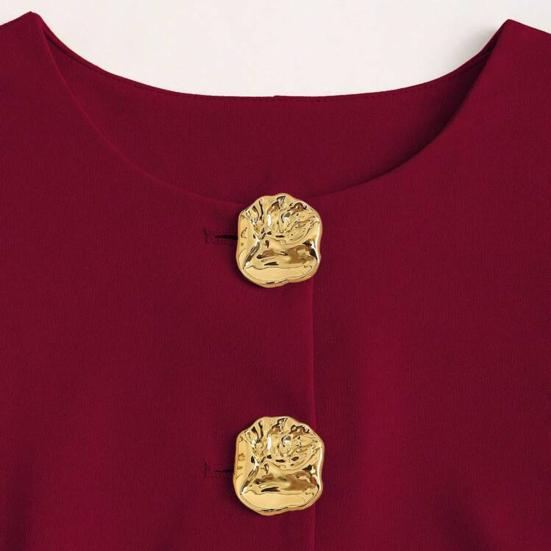 Damen Blazer Weste Schick Business Ärmellos Anzugweste Lässig Knopfleiste Büro Arbeit Weste Top
