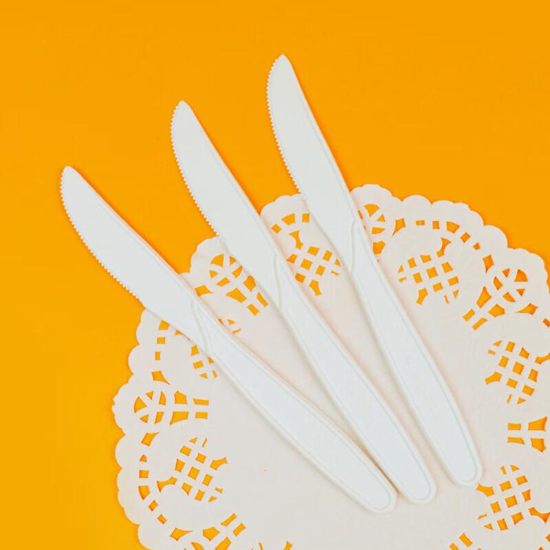 CHULV 8-inch Biodegradable Disposable Starch Knives